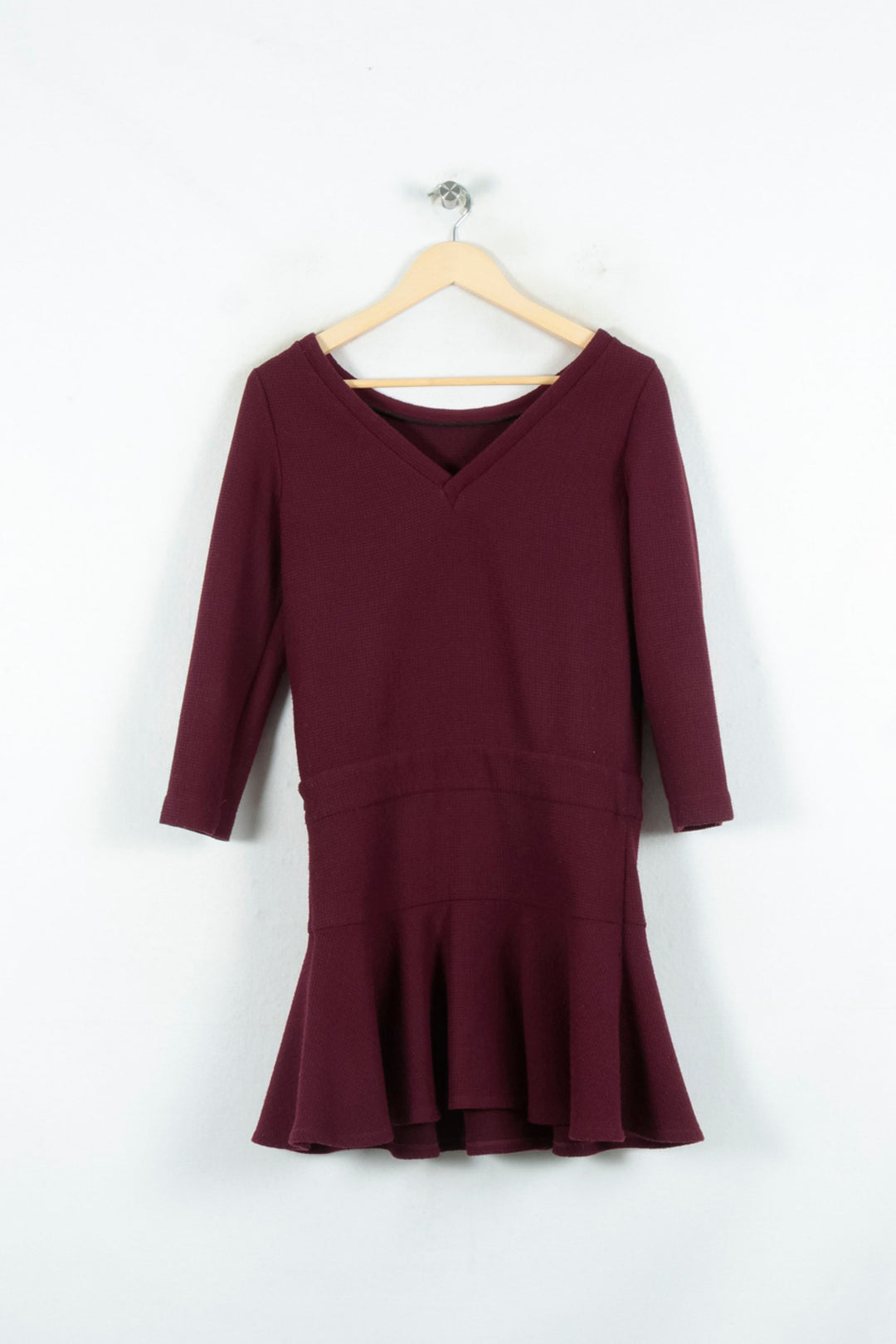 Robe Courte Bordeaux - Taille S/36 de la marque Comptoir des Cotonniers | PARAD80560 - Vendu par Paradigme - Image 4