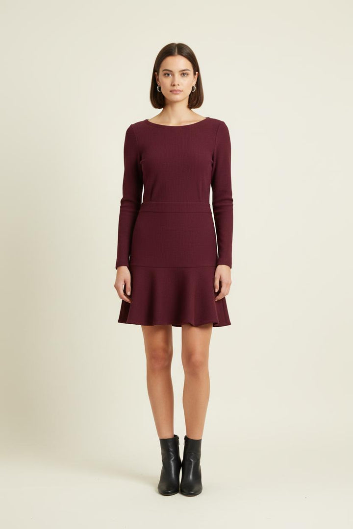 Robe Courte Bordeaux - Taille S/36 de la marque Comptoir des Cotonniers | PARAD80560 - Vendu par Paradigme - Image 1