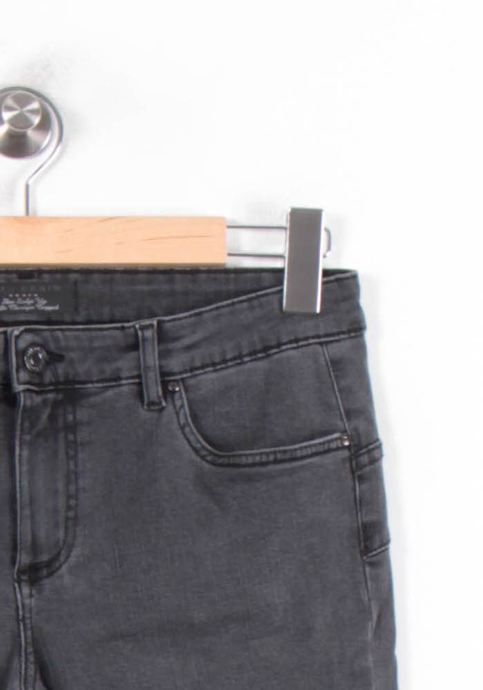 Jean Skinny Gris - Taille L/40 de la marque IKKS | PARAD80612 - Vendu par Paradigme - Image 3