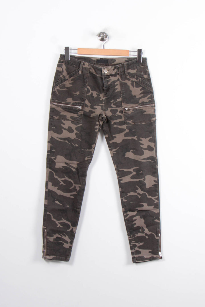 Pantalon Camouflage Vert et Marron - Taille L/40 de la marque IKKS | PARAD80614 - Vendu par Paradigme - Image 2