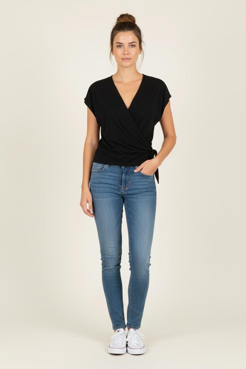 Blouse Noire - Taille L/40 de la marque ba&sh | PARAD80663 - Vendu par Paradigme - Image 1