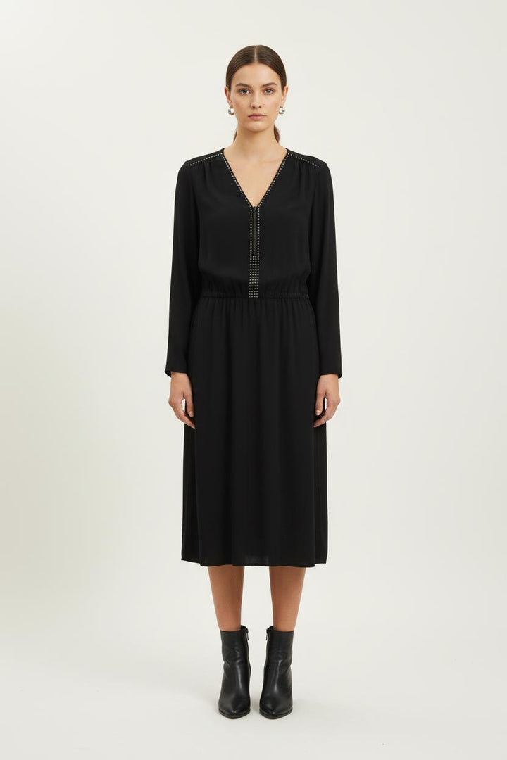 Robe Noire - Taille M/38 de la marque IKKS | PARAD80668 - Vendu par Paradigme - Image 1