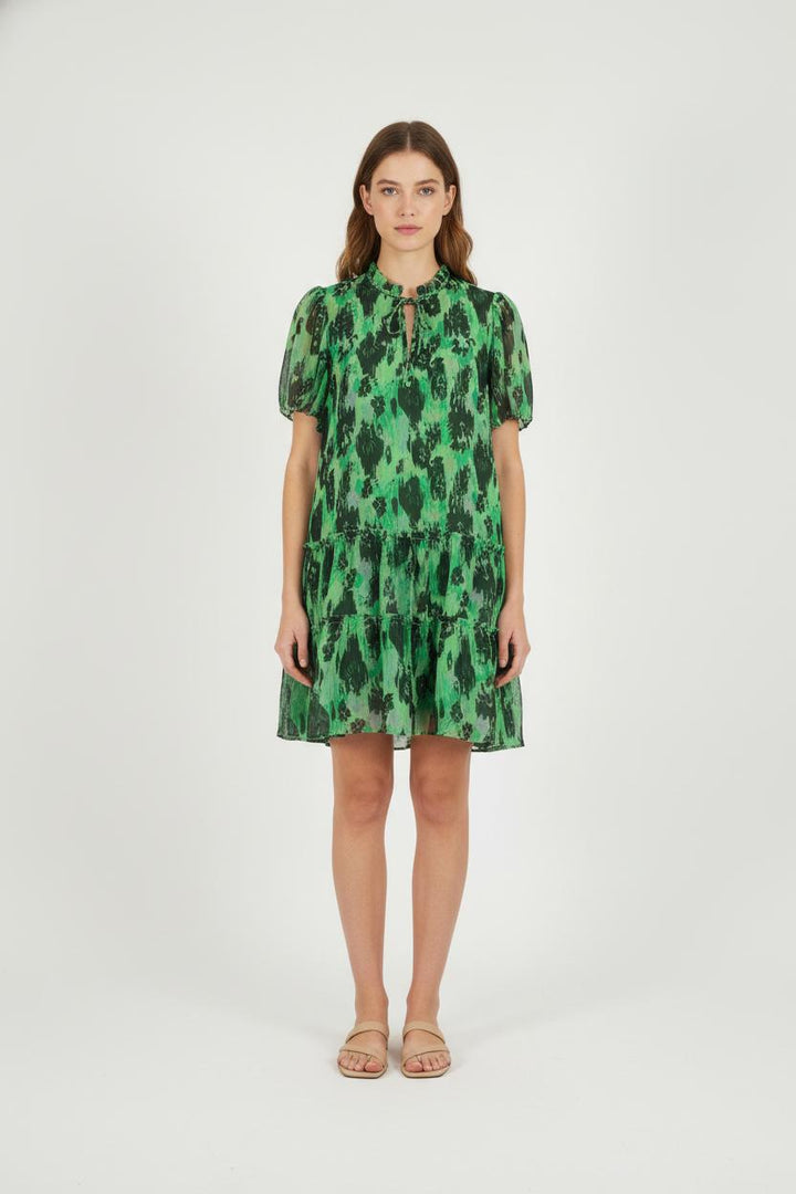Robe Fluide Verte - Taille XL/42 de la marque IKKS | PARAD80674 - Vendu par Paradigme - Image 1