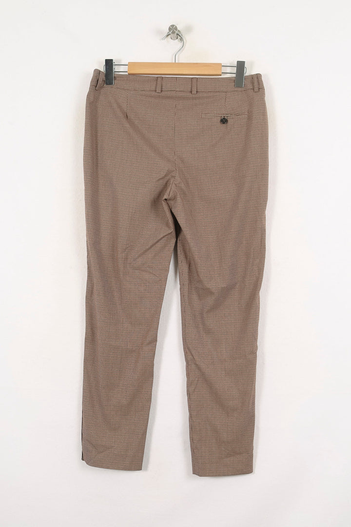 Pantalon Cigarette Marron - Taille XL/42 de la marque Maison 123 | PARAD80681 - Vendu par Paradigme - Image 4