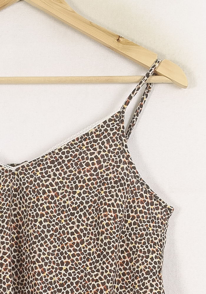 Débardeur Marron et Beige - Taille M/38 de la marque One Step | PARAD80746 - Vendu par Paradigme - Image 3