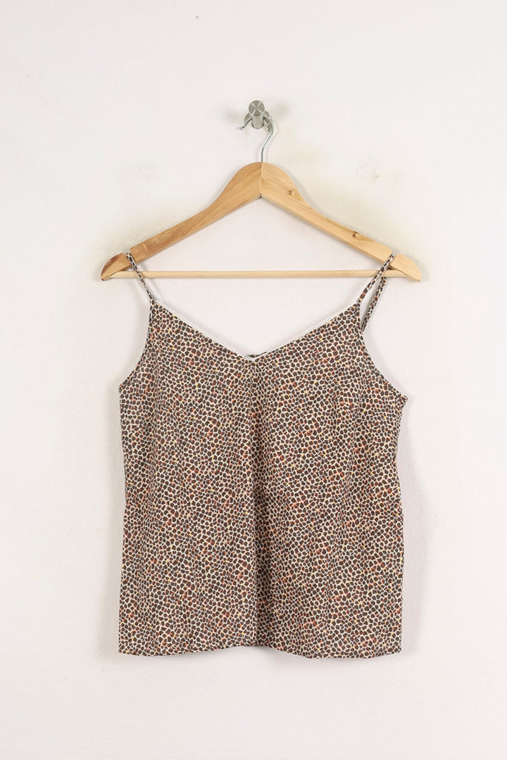 Débardeur Marron et Beige - Taille M/38 de la marque One Step | PARAD80746 - Vendu par Paradigme - Image 2