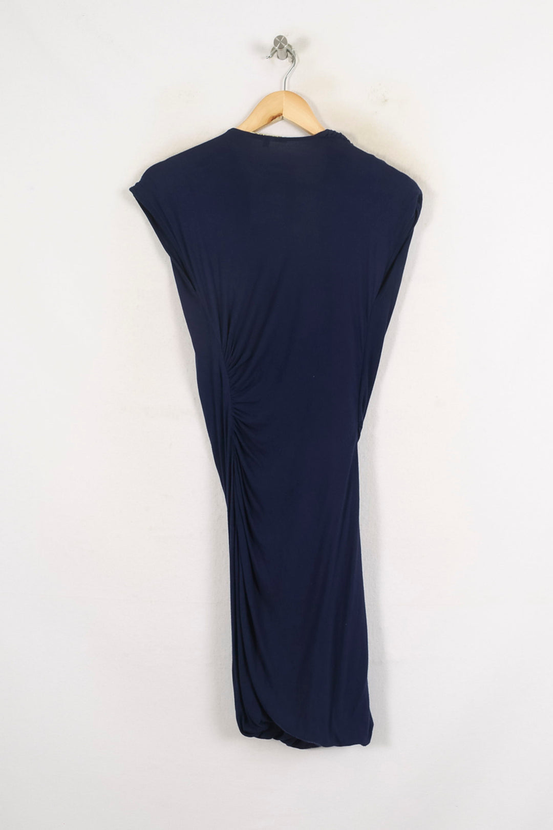 Robe Drapée Bleue - Taille S/36 de la marque Maje | PARAD80758 - Vendu par Paradigme - Image 4