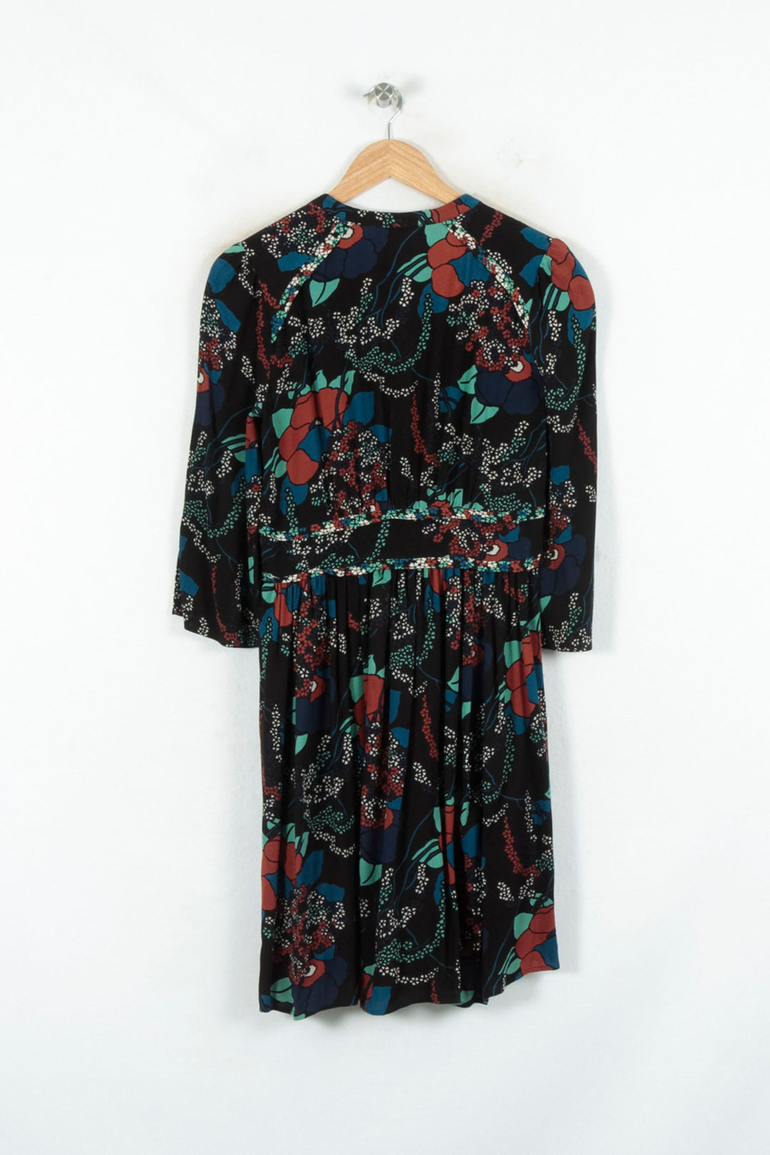 Robe Midi Noire et Multicolore - Taille S/36 de la marque ba&sh | PARAD80791 - Vendu par Paradigme - Image 4