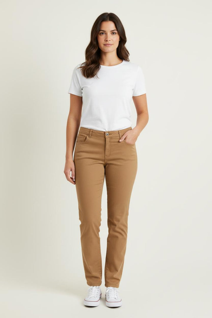 Pantalon Chino Orange - Taille XXXL/46 de la marque Maison 123 | PARAD80796 - Vendu par Paradigme - Image 1