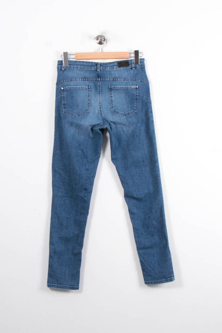 Jean Slim Bleu - Taille L/40 de la marque IKKS | PARAD80834 - Vendu par Paradigme - Image 4