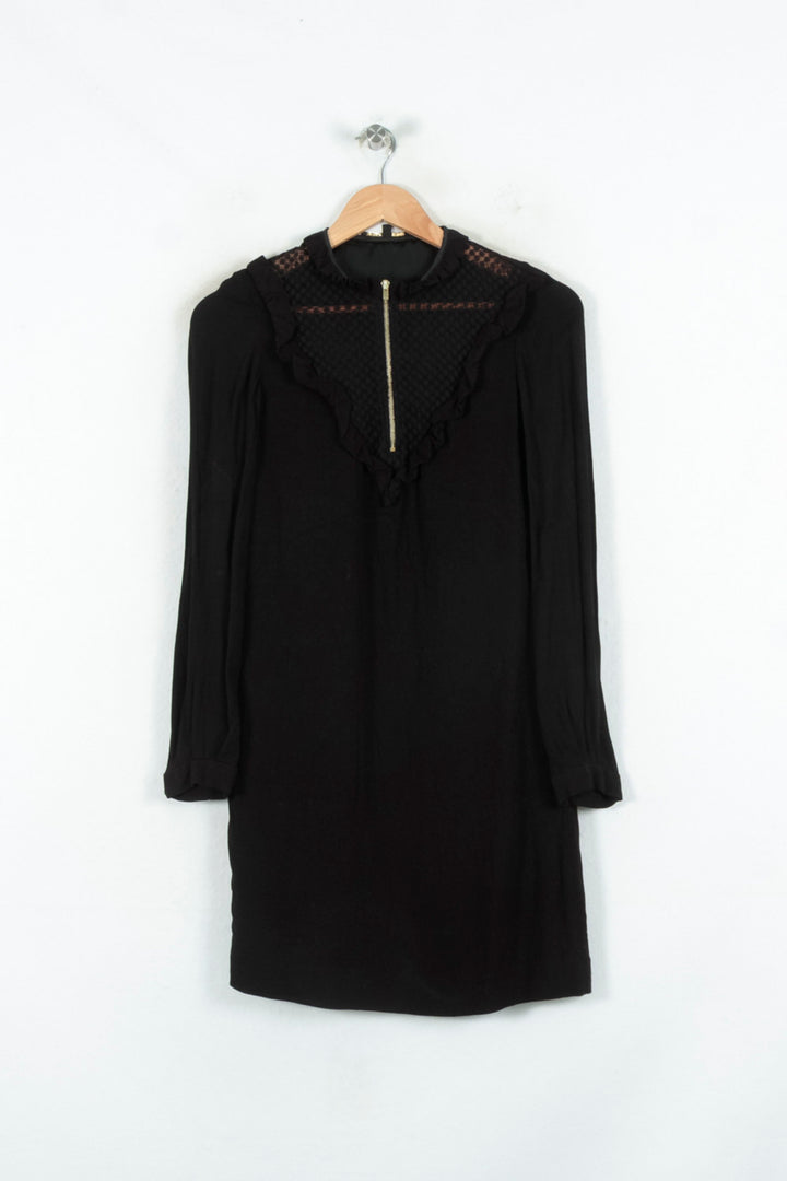 Robe Courte Noire - Taille S/36 de la marque Maje | PARAD80870 - Vendu par Paradigme - Image 2