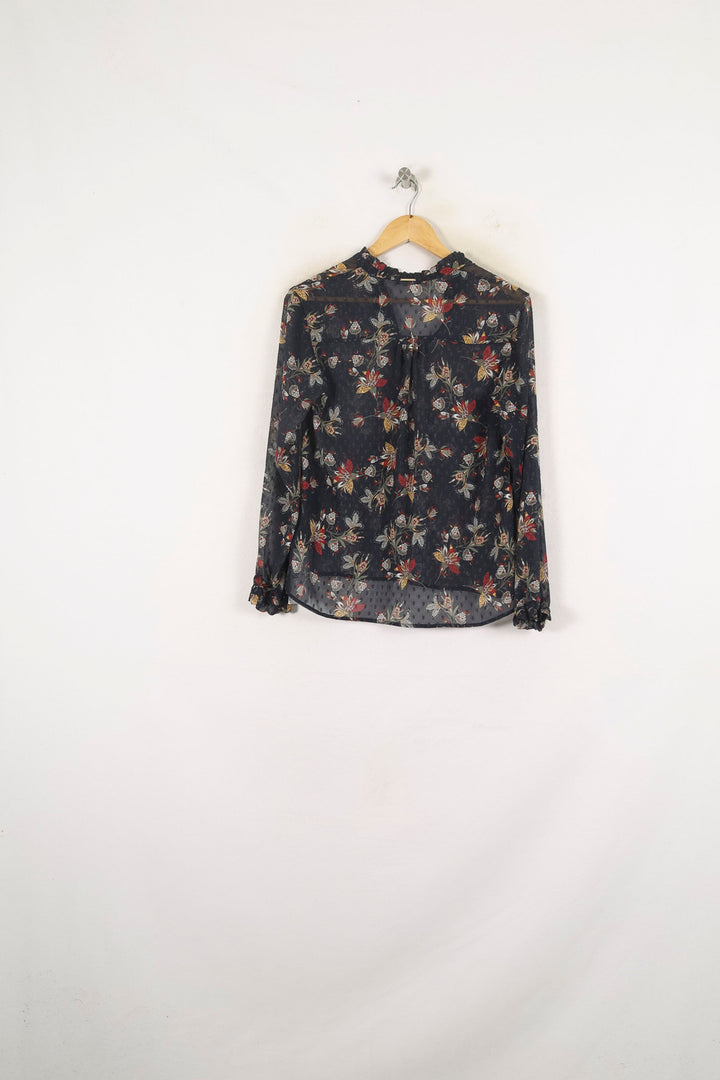 Blouse Fleurie Bleu - Taille XS/34 de la marque One Step | PARAD80916 - Vendu par Paradigme - Image 4
