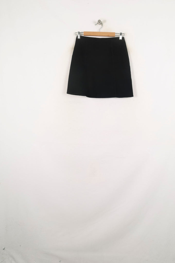 Jupe Courte Noire - Taille XS/34 de la marque Claudie Pierlot | PARAD80930 - Vendu par Paradigme - Image 2