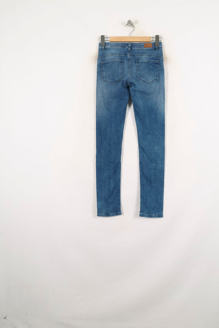Jean Slim Bleu - Taille S/36 de la marque IKKS | PARAD80942 - Vendu par Paradigme - Image 4