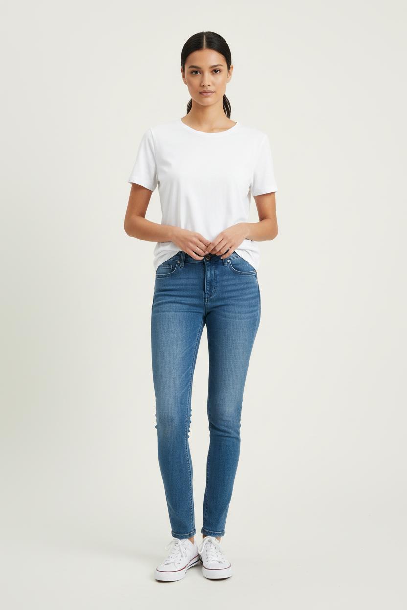 Jean Slim Bleu - Taille S/36 de la marque IKKS | PARAD80942 - Vendu par Paradigme - Image 1