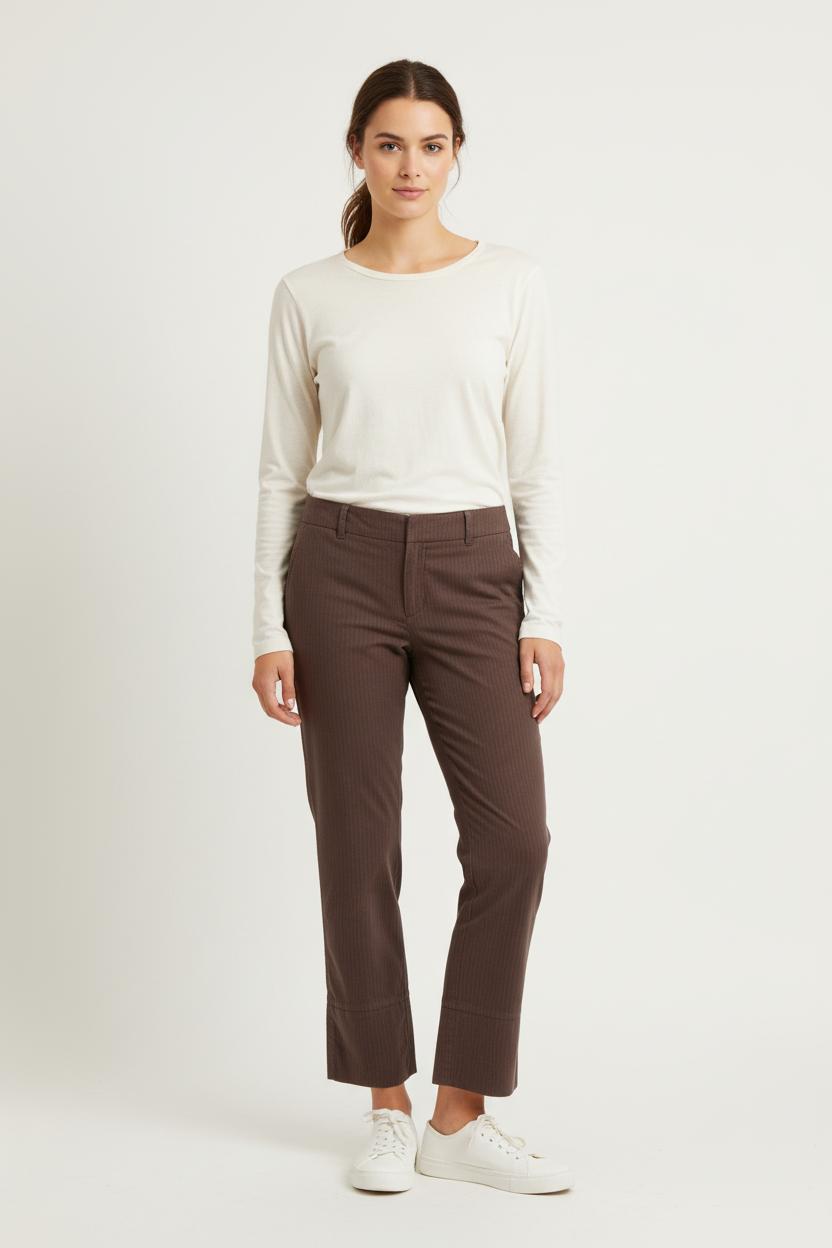 Pantalon Marron - Taille XXL/44 de la marque IKKS | PARAD80975 - Vendu par Paradigme - Image 1