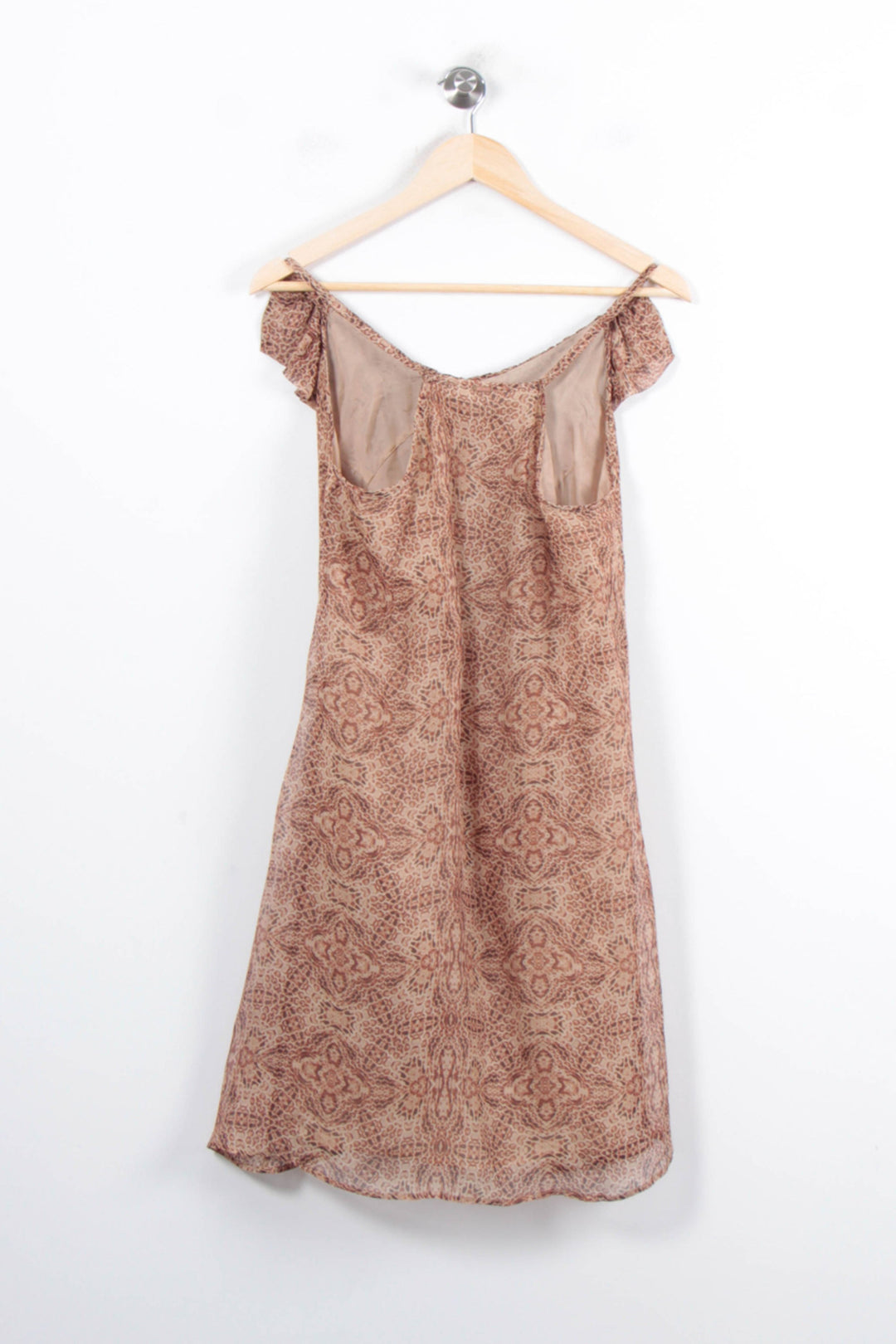 Robe Bardot Marron - Taille L/40 de la marque IKKS | PARAD81014 - Vendu par Paradigme - Image 4