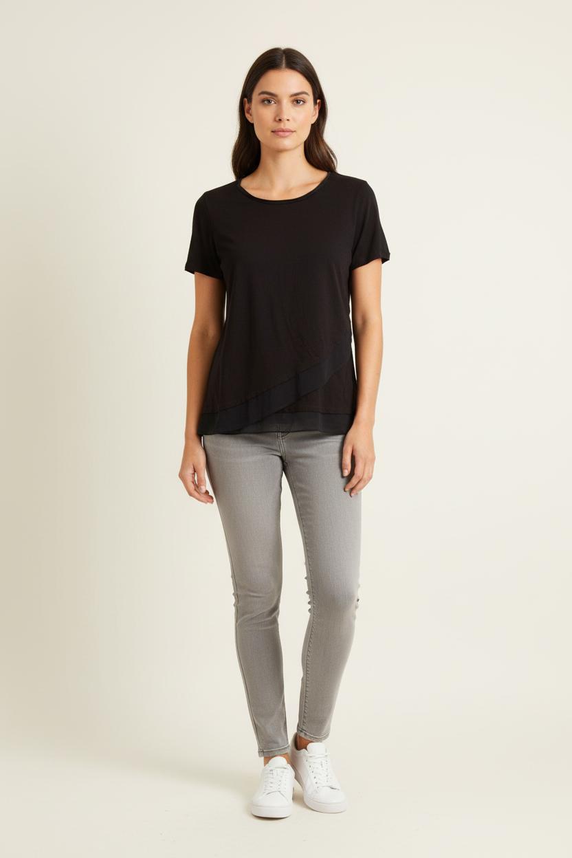 Tee-shirt Noir - Taille M/38 de la marque Comptoir des Cotonniers | PARAD81020 - Vendu par Paradigme - Image 1