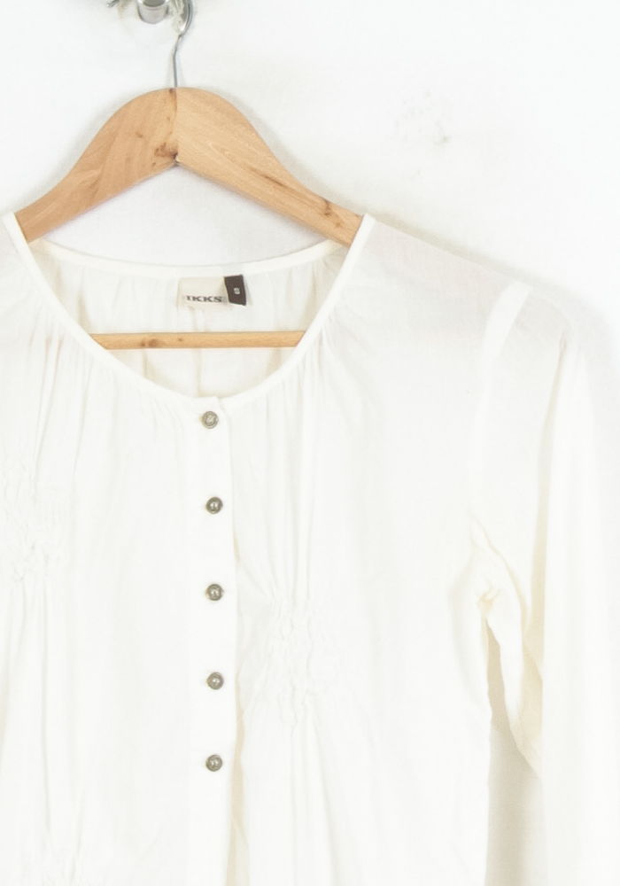 Blouse Beige - Taille S/36 de la marque IKKS | PARAD81046 - Vendu par Paradigme - Image 3