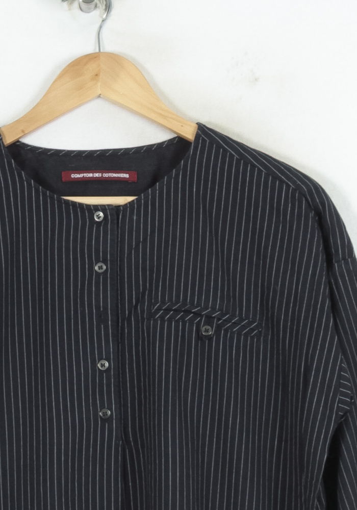Robe Chemise Noire - Taille S/36 de la marque Comptoir des Cotonniers | PARAD81047 - Vendu par Paradigme - Image 3