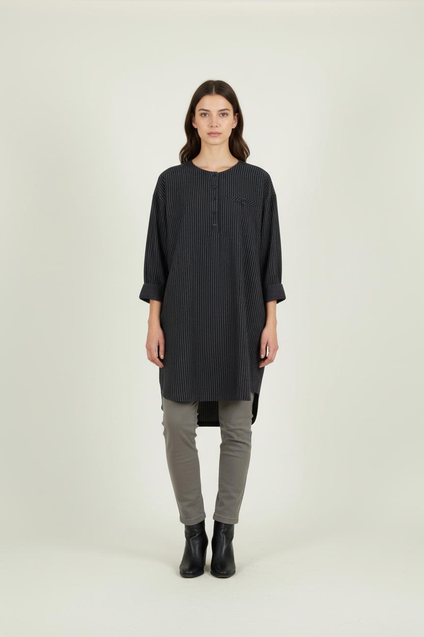 Robe Chemise Noire - Taille S/36 de la marque Comptoir des Cotonniers | PARAD81047 - Vendu par Paradigme - Image 1