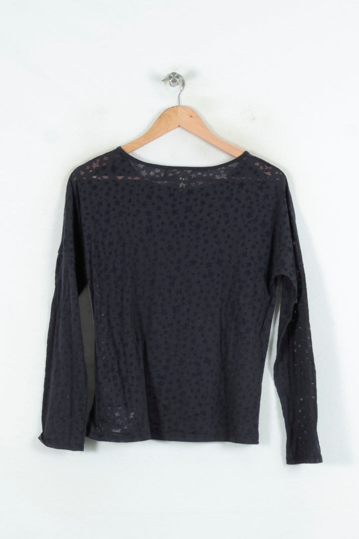 Tee-shirt Manches Longues Bleu - Taille S/36 de la marque IKKS | PARAD81049 - Vendu par Paradigme - Image 4