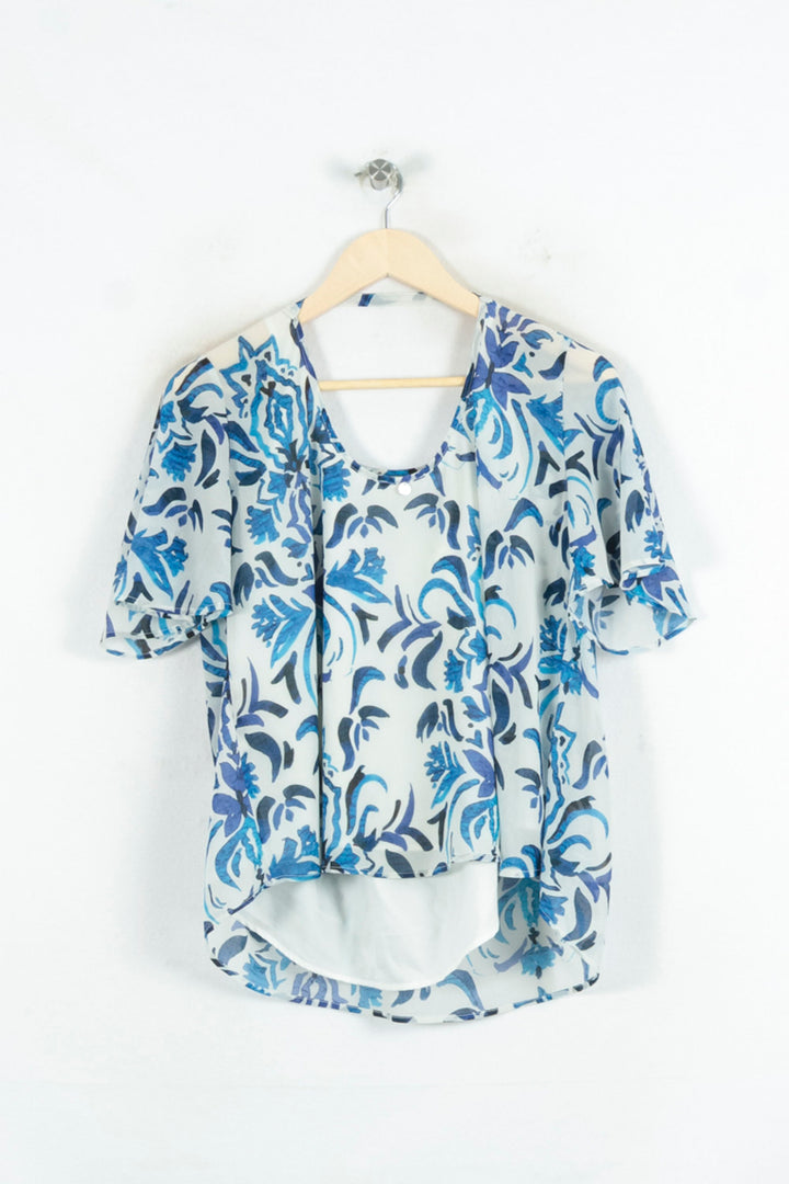 Blouse Bleu et Blanc - Taille M/38 de la marque One Step | PARAD81061 - Vendu par Paradigme - Image 4