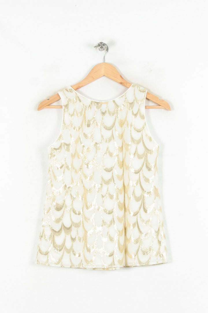 Débardeur Or et Blanc - Taille XS/34 de la marque One Step | PARAD81115 - Vendu par Paradigme - Image 4