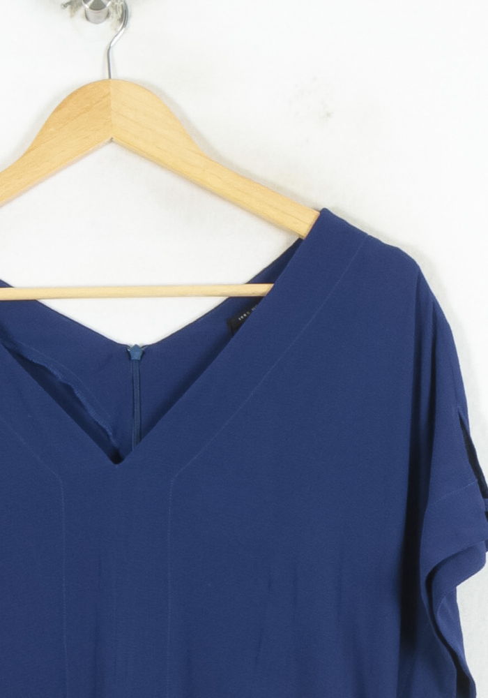 Robe Droite Bleue - Taille L/40 de la marque IKKS | PARAD81131 - Vendu par Paradigme - Image 3