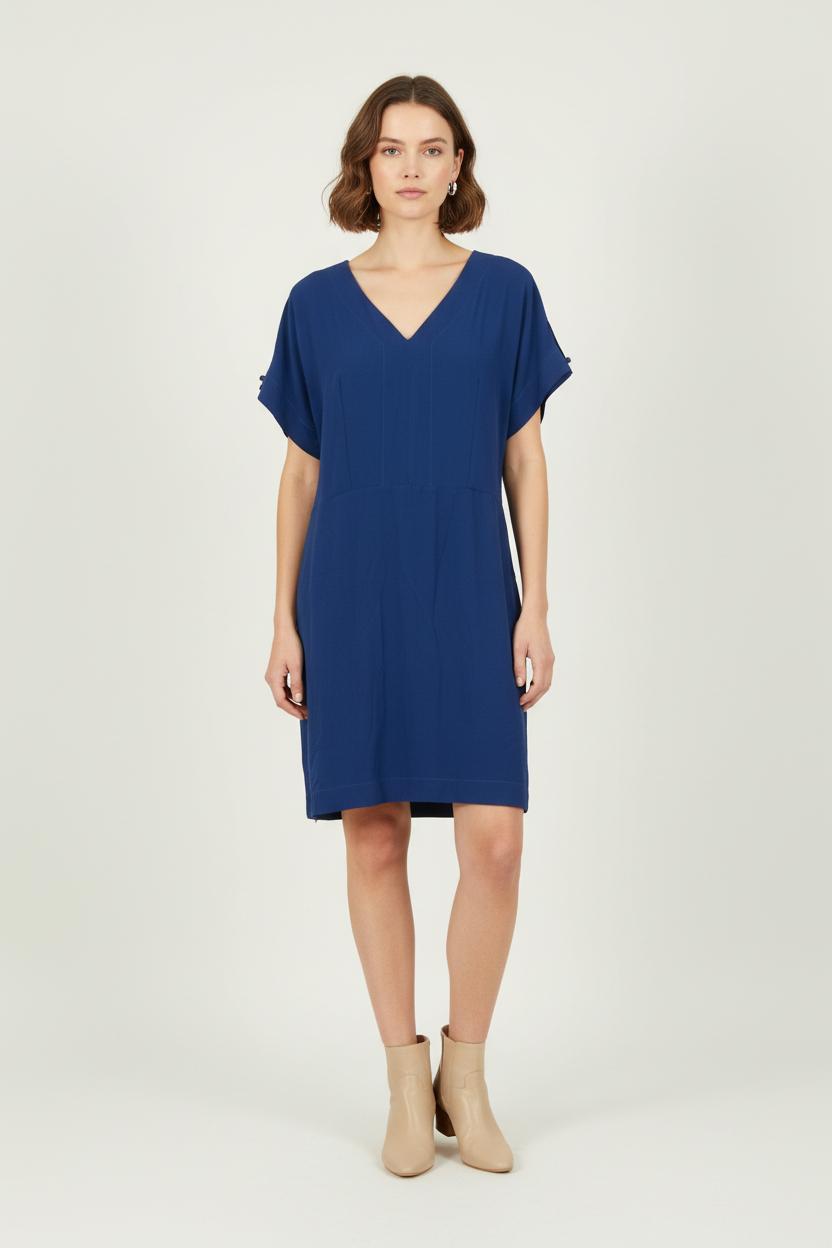 Robe Droite Bleue - Taille L/40 de la marque IKKS | PARAD81131 - Vendu par Paradigme - Image 1