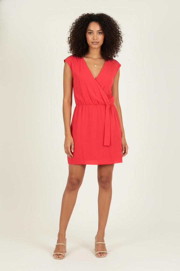 Robe Portefeuille Rouge - Taille XL/42 de la marque IKKS | PARAD81132 - Vendu par Paradigme - Image 1