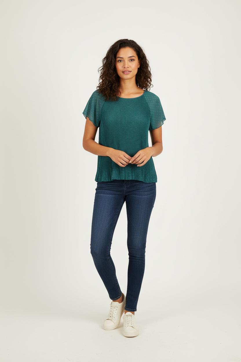 Blouse Verte - Taille L/40 de la marque Comptoir des Cotonniers | PARAD81162 - Vendu par Paradigme - Image 1