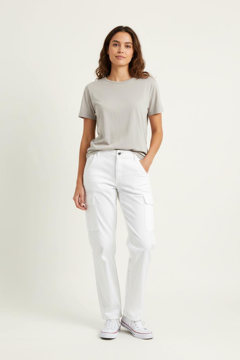 Pantalon Cargo Blanc - Taille XL/42 de la marque Maje | PARAD81180 - Vendu par Paradigme - Image 1