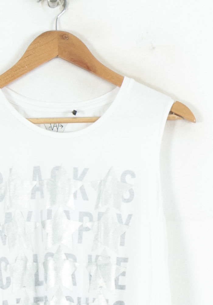Débardeur Blanc - Taille L/40 de la marque IKKS | PARAD81186 - Vendu par Paradigme - Image 3