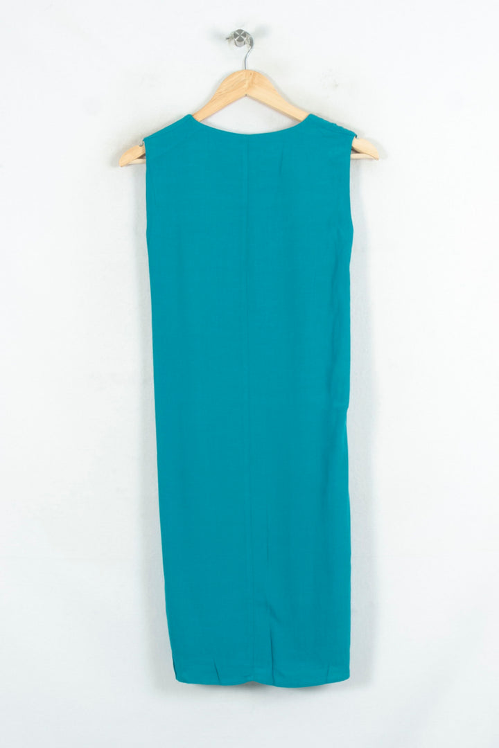 Robe Midi Bleue - Taille XS/34 de la marque Comptoir des Cotonniers | PARAD81195 - Vendu par Paradigme - Image 4