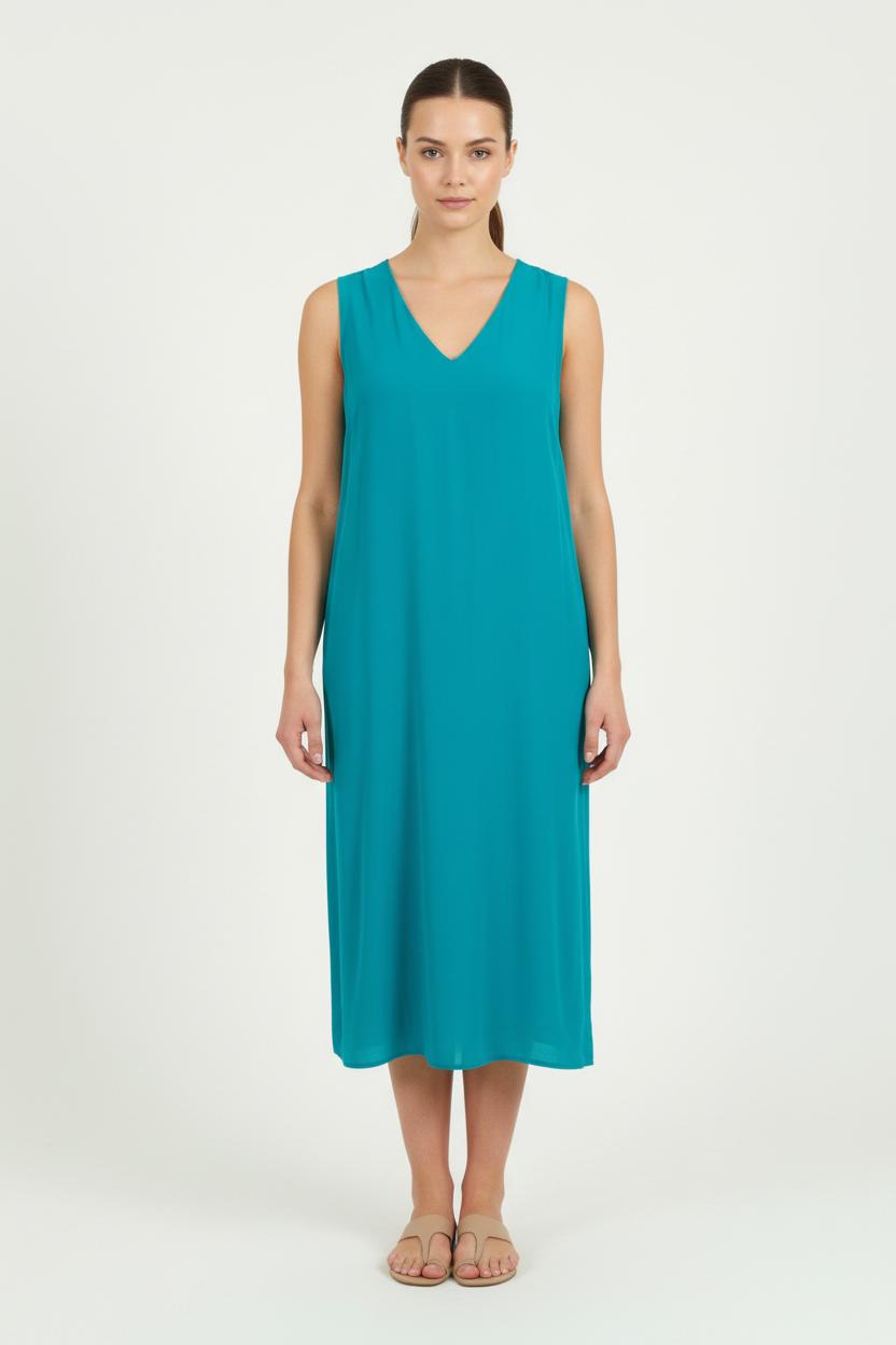 Robe Midi Bleue - Taille XS/34 de la marque Comptoir des Cotonniers | PARAD81195 - Vendu par Paradigme - Image 1