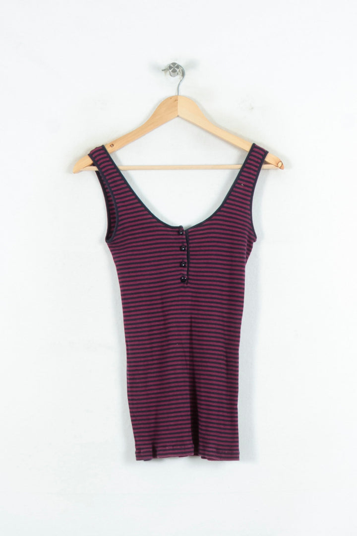 Débardeur Violet et Noir - Taille M/38 de la marque Claudie Pierlot | PARAD81236 - Vendu par Paradigme - Image 2