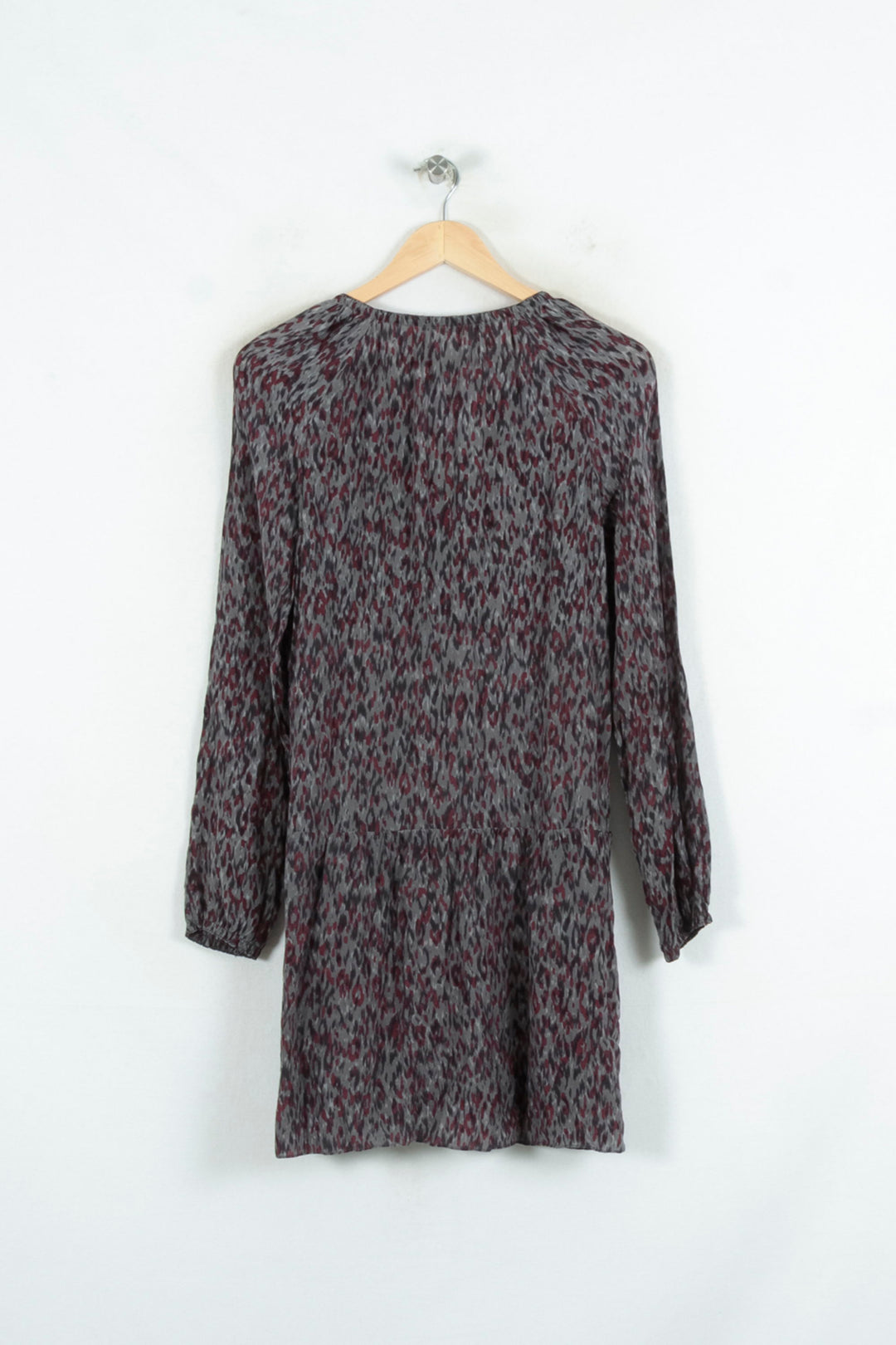 Robe Courte Grise et Bordeaux - Taille S/36 de la marque Comptoir des Cotonniers | PARAD81256 - Vendu par Paradigme - Image 4