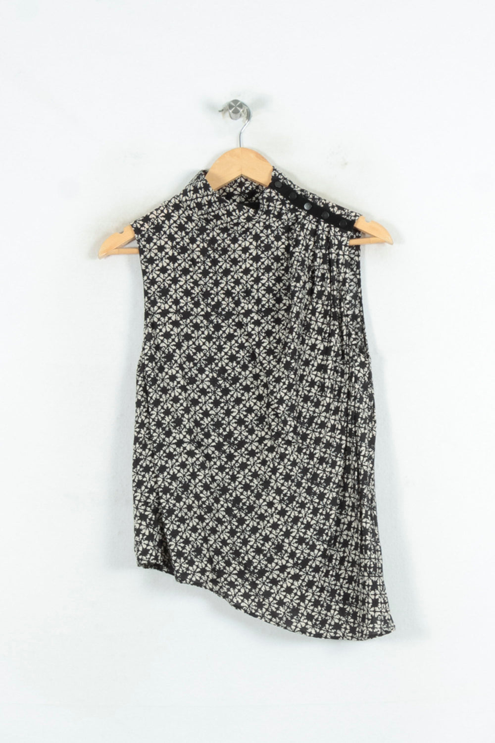 Blouse Noire et Blanche - Taille M/38 de la marque IKKS | PARAD81269 - Vendu par Paradigme - Image 2
