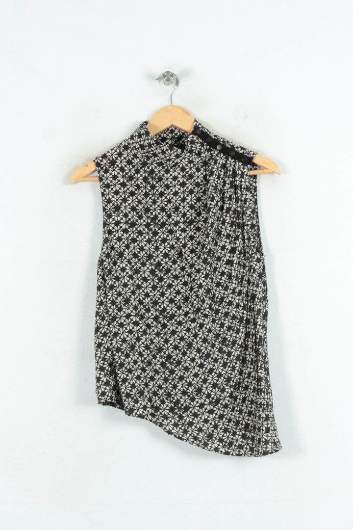 Blouse Noire et Blanche - Taille M/38 de la marque IKKS | PARAD81269 - Vendu par Paradigme - Image 2
