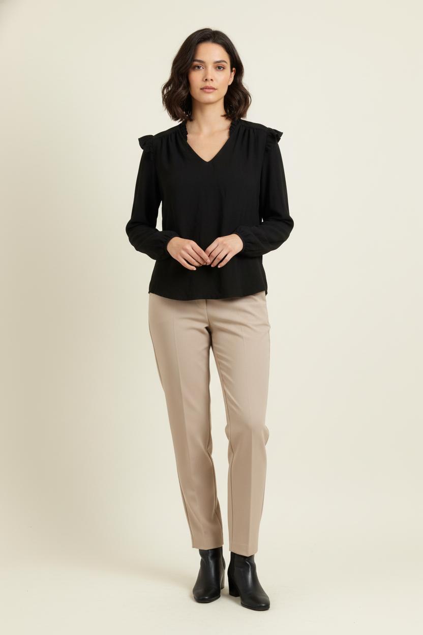 Blouse Noire - Taille L/40 de la marque IKKS | PARAD81286 - Vendu par Paradigme - Image 1