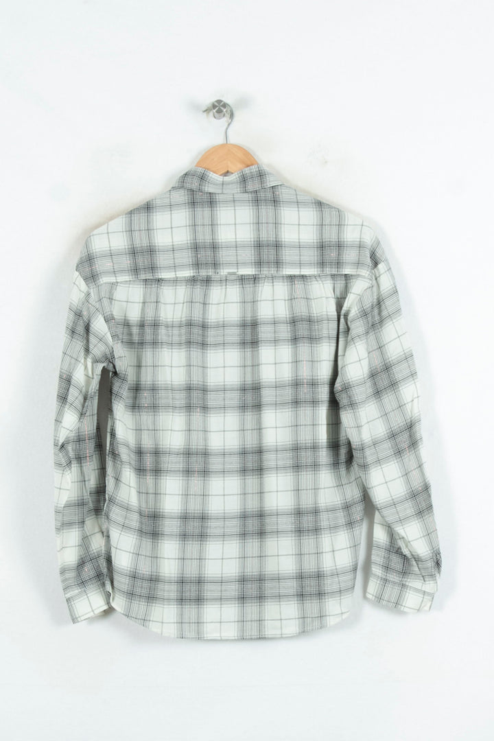 Chemise À Carreaux Blanche et Noire - Taille XS/34 de la marque IKKS | PARAD81307 - Vendu par Paradigme - Image 4