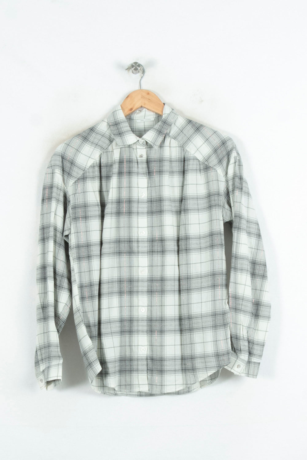 Chemise À Carreaux Blanche et Noire - Taille XS/34 de la marque IKKS | PARAD81307 - Vendu par Paradigme - Image 2