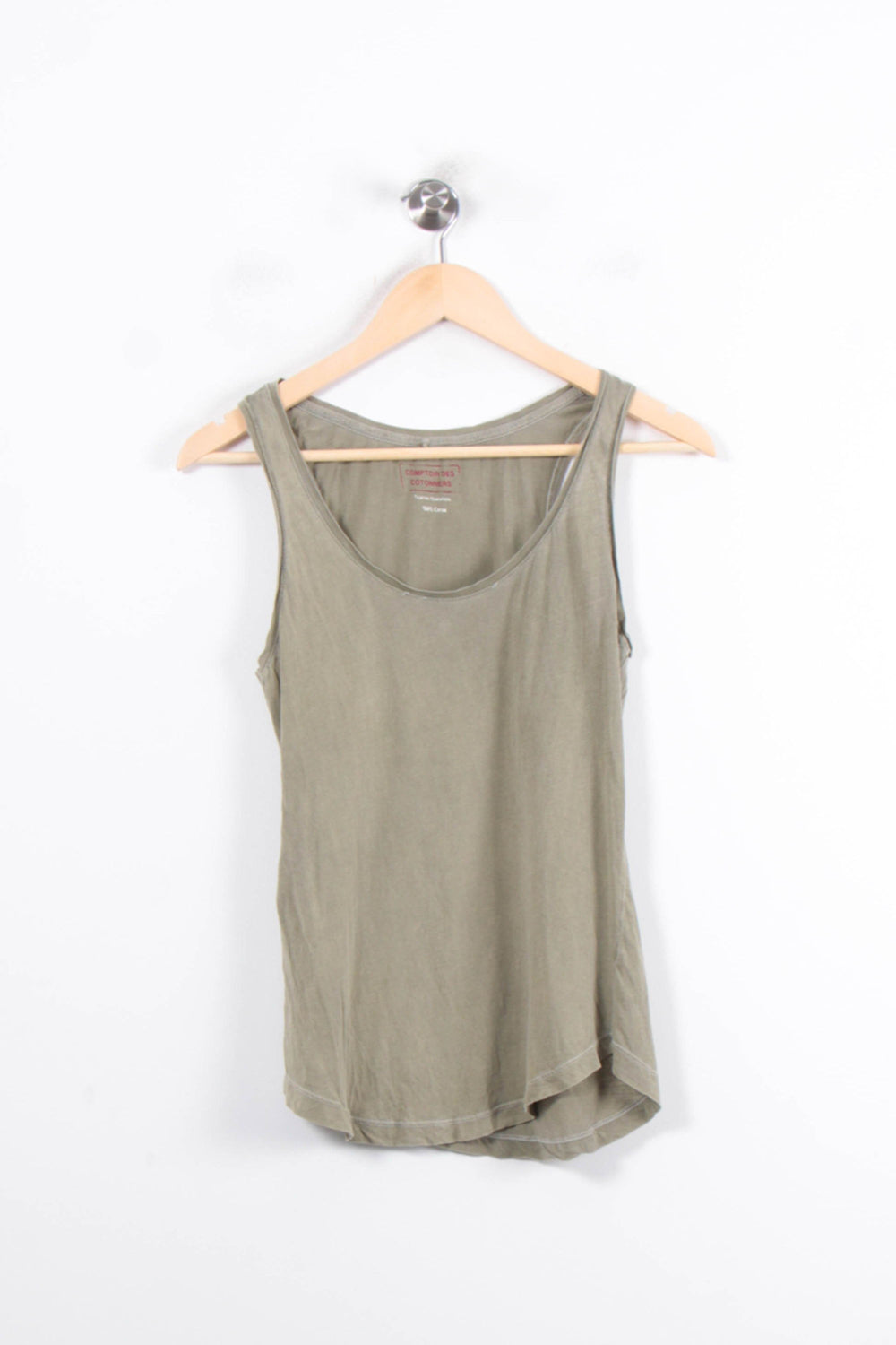 Débardeur Vert - Taille S/36 de la marque Comptoir des Cotonniers | PARAD81328 - Vendu par Paradigme - Image 2