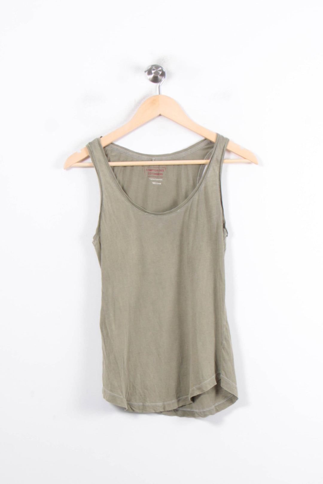 Débardeur Vert - Taille S/36 de la marque Comptoir des Cotonniers | PARAD81328 - Vendu par Paradigme - Image 2