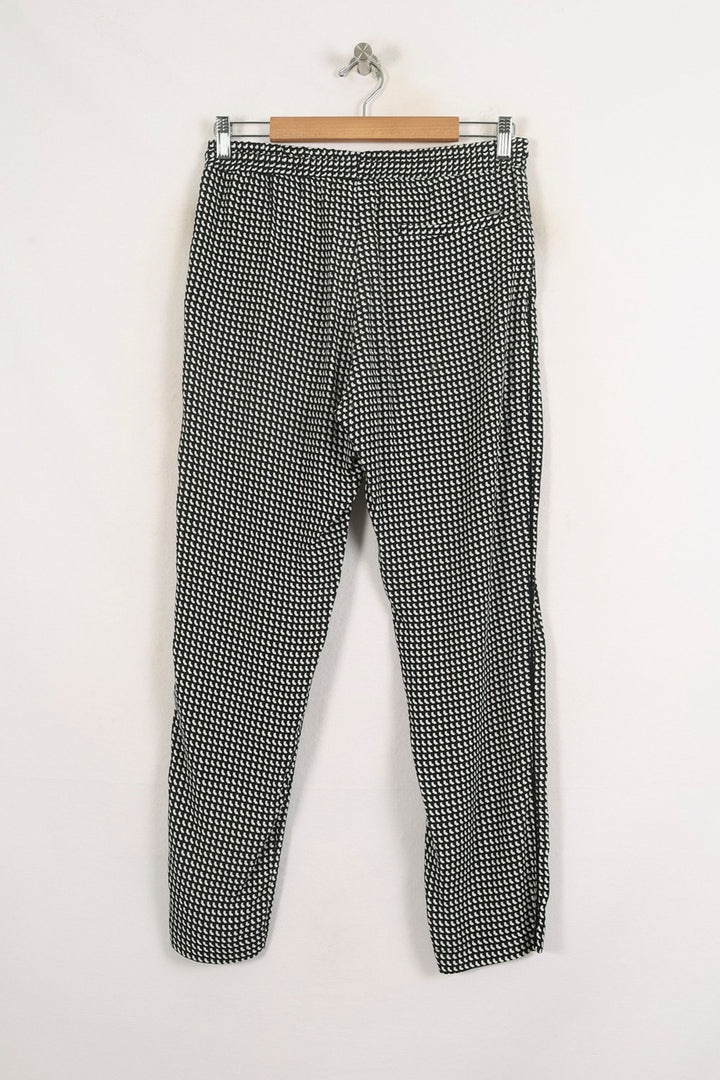 Pantalon Noir et Blanc - Taille M/38 de la marque IKKS | PARAD81351 - Vendu par Paradigme - Image 4