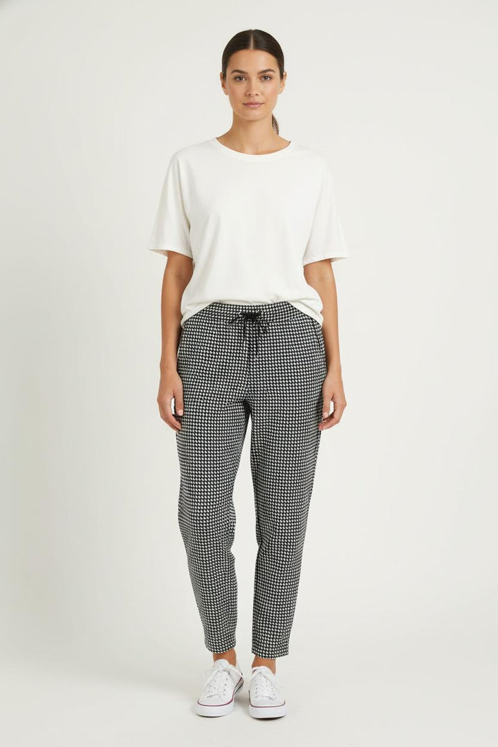 Pantalon Noir et Blanc - Taille M/38 de la marque IKKS | PARAD81351 - Vendu par Paradigme - Image 1