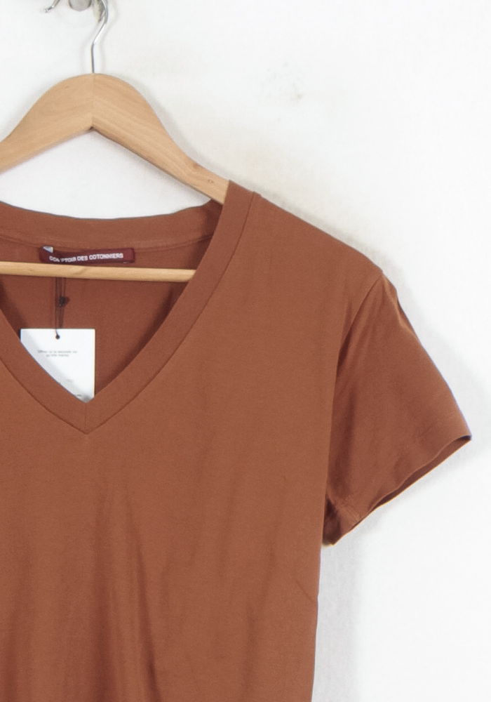 Tee-shirt Marron - Taille S/36 de la marque Comptoir des Cotonniers | PARAD81464 - Vendu par Paradigme - Image 3
