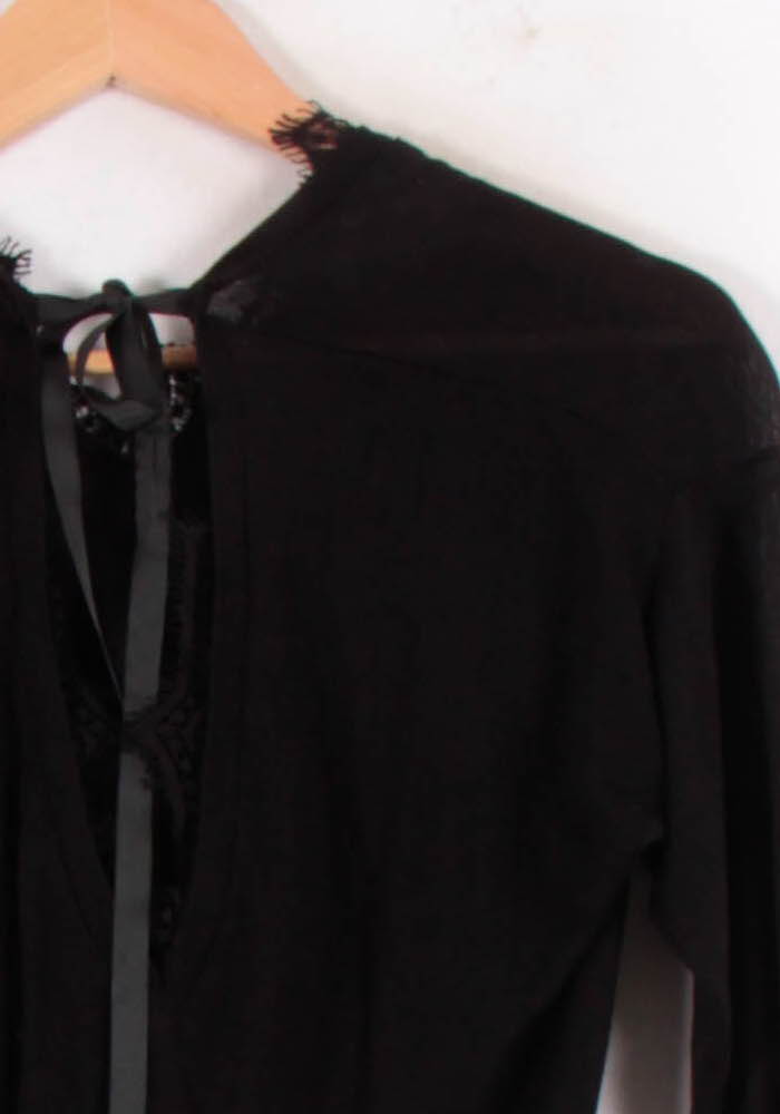 Pull Noir - Taille S/36 de la marque La Fée Maraboutée | PARAD81532 - Vendu par Paradigme - Image 3