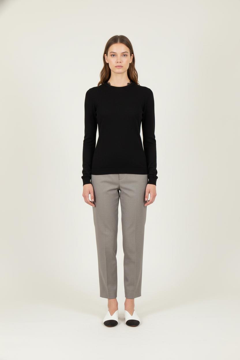 Pull Noir - Taille S/36 de la marque La Fée Maraboutée | PARAD81532 - Vendu par Paradigme - Image 1